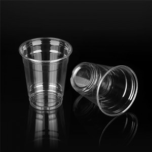14oz Transparent Custom Disposable Biodegradable Party Cold Drink Cups