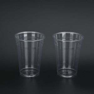 Прозорі холодні чашки PLA для компостування на рослинній основі 10–24 унції