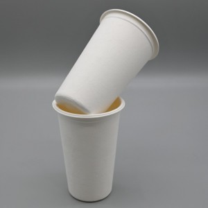 16oz biorazgradljive skodelice za kavo iz sladkornega trsa za enkratno uporabo