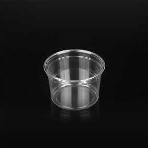 Clear PLA Deli сад за еднократна употреба 16oz/525ml |Биоразградливи чаши