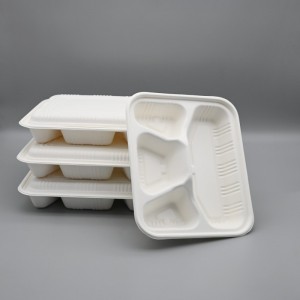 Био бордооны чихрийн нишингэ 4 тасалгаатай хүүхдийн өдрийн хоолны хайрцаг