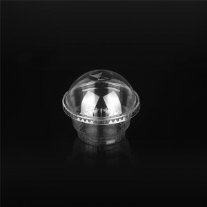 5oz/150ml कम्पोस्टेबल PLA पारदर्शी आइसक्रिम कप