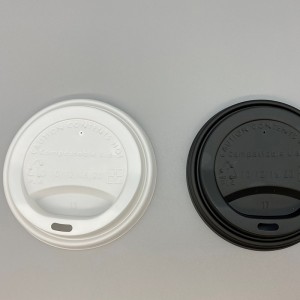 90 mm ekološki prihvatljiv poklopac za šalicu kave na biljnoj bazi