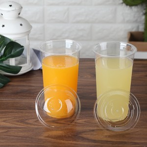 Biodegradable Compostable PLA Clear Eco friendly Cup Harga Borong