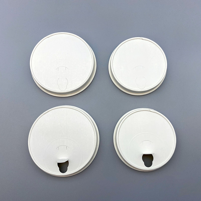 Capace din hârtie de acoperire PLA pentru ceașcă de cafea de 80 mm și 90 mm