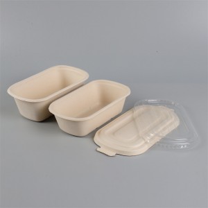 ﻿750ml Bagasse Tray | Sugarcane Rectangle Food Container