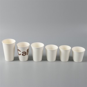 24oz Custom nga Giimprinta nga Disposable Paper Cups