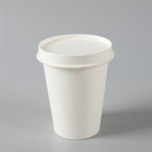 Recyclable 12oz Cai basis dispersi palapis Tunggal Wall Paper Cups