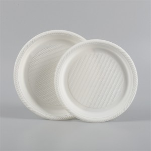 Biodegradable Disposable 6/7/8/10 inch Corn Starch Dinner Round Plates