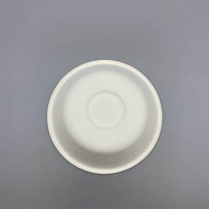 14oz 400ml Ecofriendly At Biodegradable White Bagasse compostable bowl