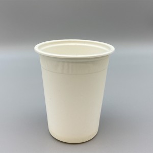 Corn Starch Biodegradable Disposable 6.5OZ hot and cold drinking cup
