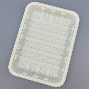 Mga Disposable Eco-Friendly Corn Starch Lunch Dinner Tray