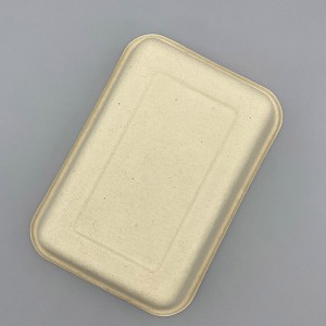 100% Natural na Biodegradable Compostable Potato Tray na May Takip