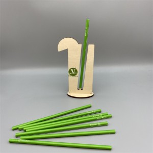 पर्यावरण के अनुकूल हरा रंग पानी आधारित कोटिंग पेपर स्ट्रॉ
