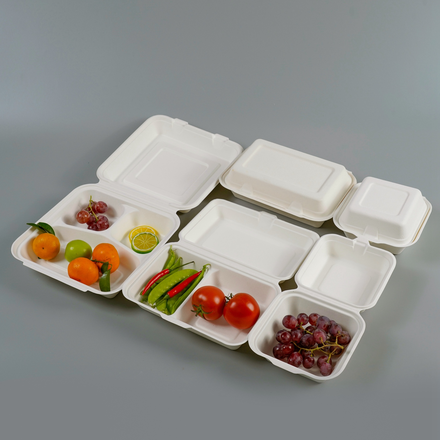 bagasse clamshell