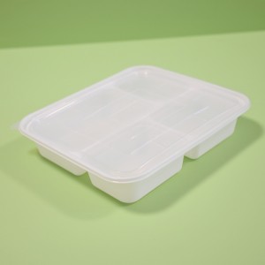 duurzaamheid CPLA lunchbox meeneemvoedselcontainer met doorzichtig deksel