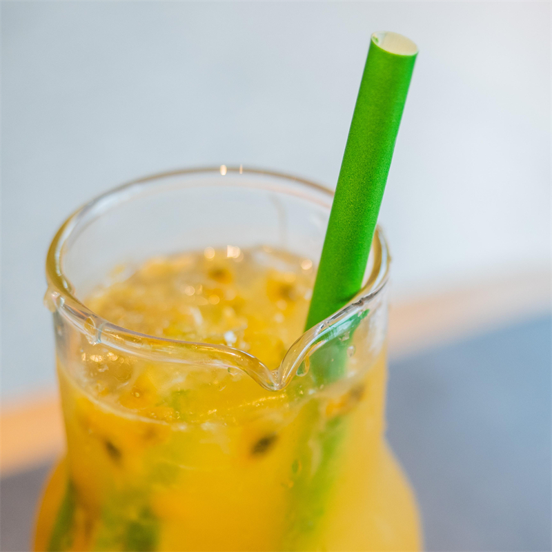 Eco-Friendly Green Color Water-based Coating Paper Straw