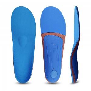 Online Exporter Work Insoles - Semi-rigid external arch support shell with full length cushioning prefabricated orthotics – Bangni