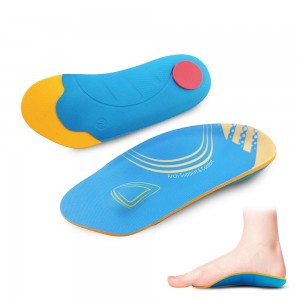 Semi-rigid orthotic arch support for long-time standing men women size