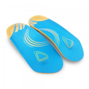 Semi-rigid orthotic arch support for long-time standing men women size