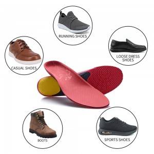 High perfomance orthotic sport insoles for running walking standing