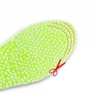 Light weight high resilience boost insole with high rebound massage