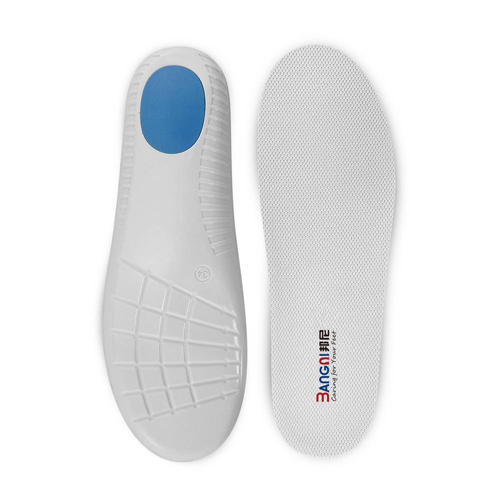 China Polyurethane shock absorber comfortable heel cushion kids insole  factory and suppliers