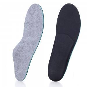 Warm Arch Support Orthotic Cork Insole for Flat Foot