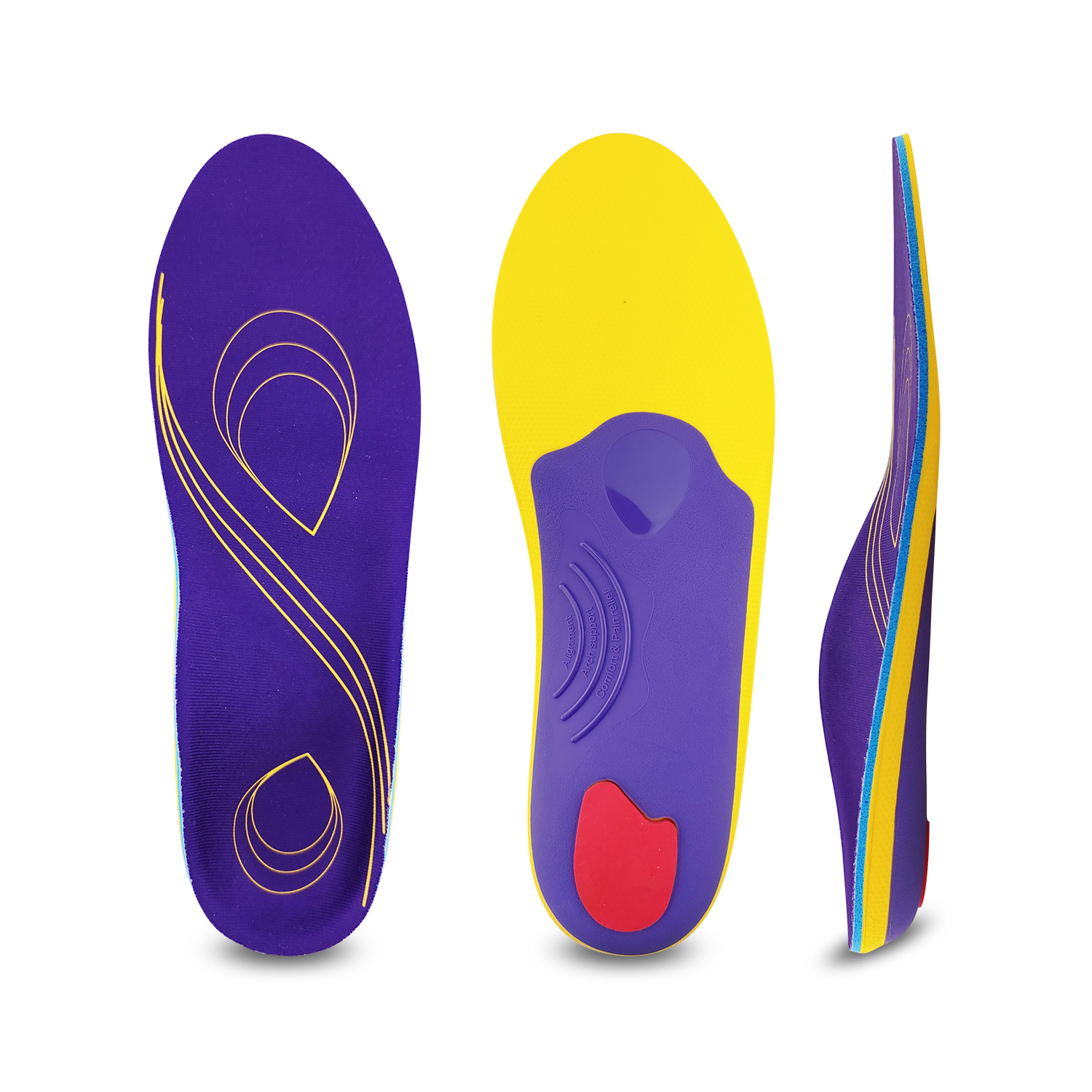 Specially designed cushion insole for high impact performance activities