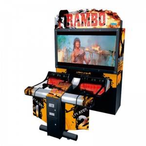 China Coin Operated Video Games 55LCD Rambo Shooting Games Machine factory and suppliers | Meiyi