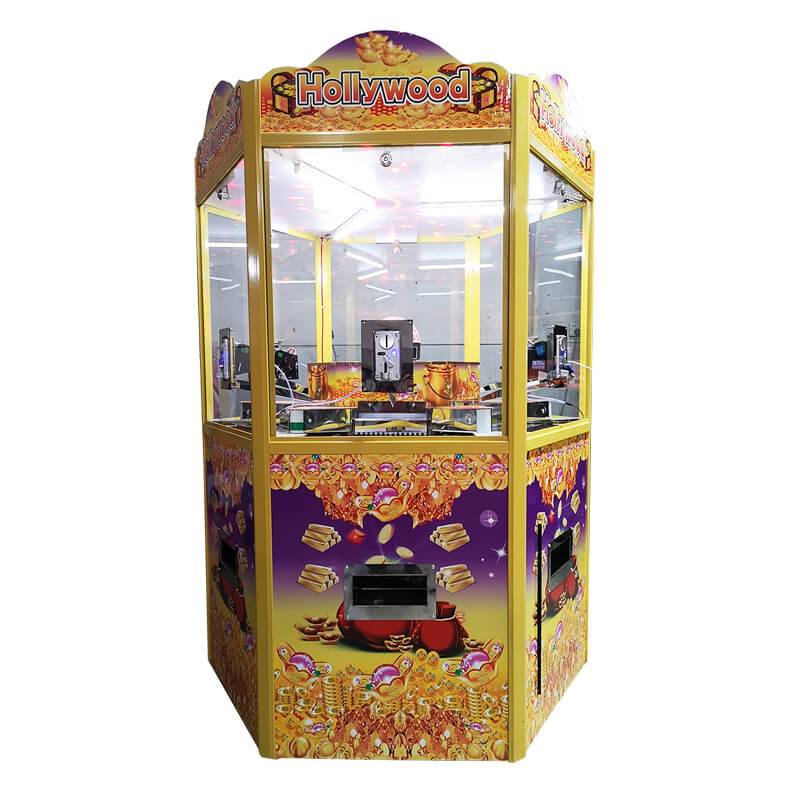 2021 China New Design 2p Coin Pusher Machine - Coin operated coin pusher game machine for 6 players – Meiyi