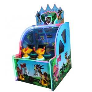 Indoor arcade games 32 inch shooting ball video game machine for 2 players