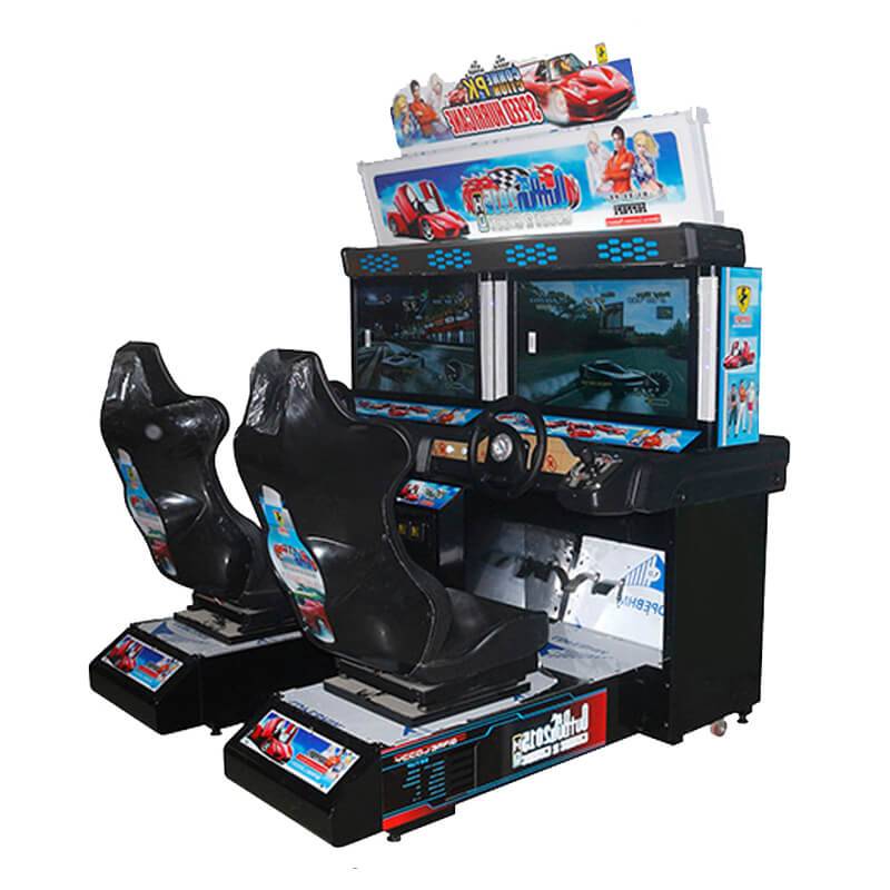 coin operated 32LCD Outrun simulator racing machine (1)