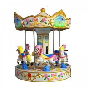 China coin operated carousel kiddie rides game machine for 6 kids factory and suppliers | Meiyi