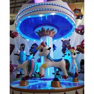 China coin operated carousel kiddie rides game machine for 6 kids factory and suppliers | Meiyi