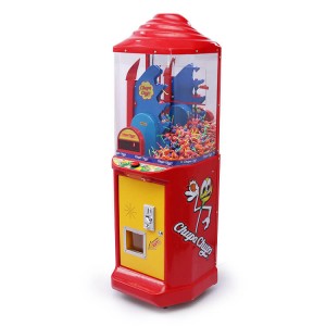 Coin operated vending lollipop game machine candy machine