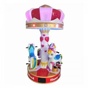 China coin operated carousel horse kiddie rides game machine for 3 kids factory and suppliers | Meiyi