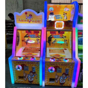 China coin operated lottery game machine happy baby basketball game machine for kids factory and suppliers | Meiyi
