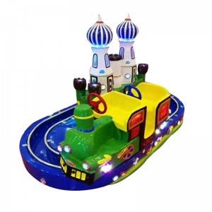 China Amusement park coin operated kids ride on little castle railway train for 2 kids factory and suppliers | Meiyi