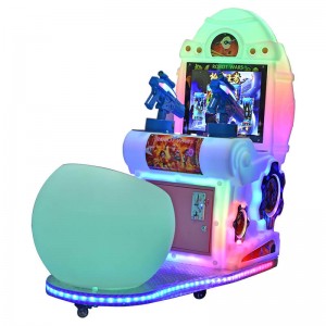 kids coin operated games machine gun shooting game machine for 2 players
