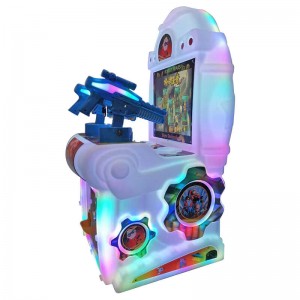 China kids coin operated games machine gun shooting game machine for 2 players factory and suppliers | Meiyi