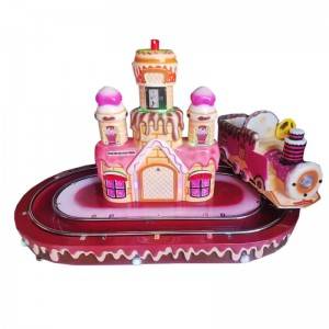 China coin operated kiddie ride cake castle train for 2 kids factory and suppliers | Meiyi