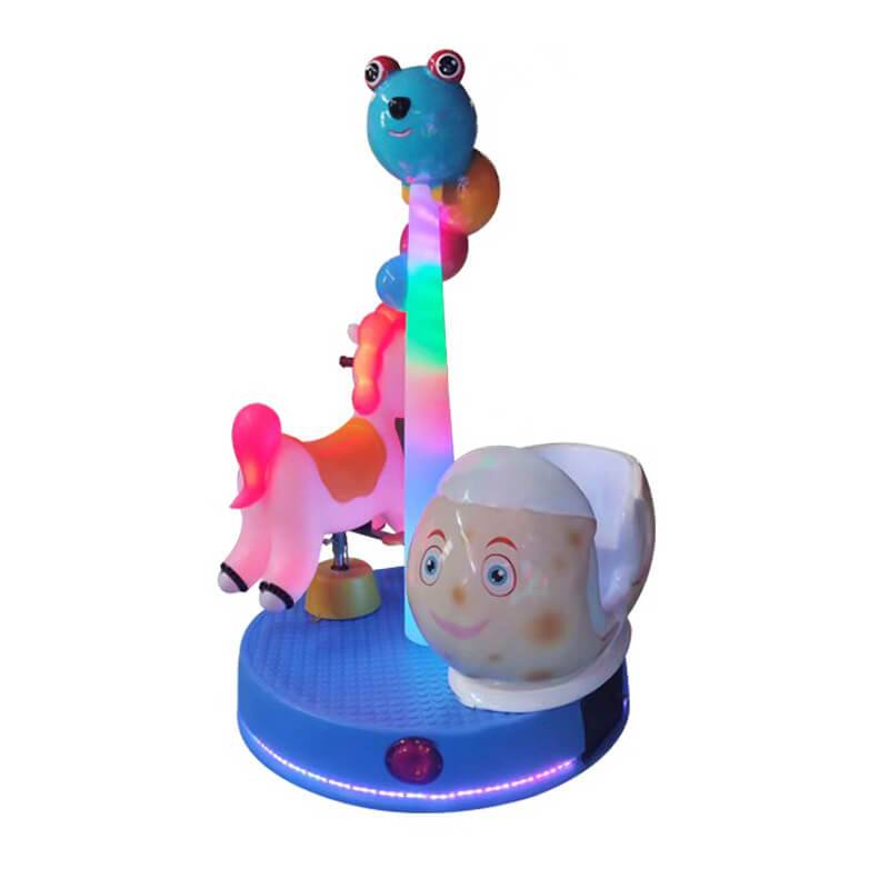 China Cheap price Carousel Kiddie Ride - coin operated little carousel kiddie rides game machine for 2 kids – Meiyi
