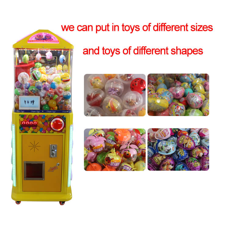 Good quality Prize Game Machine - Coin Operated Capsule Toy Vending Machine Gashapon Game Machine – Meiyi