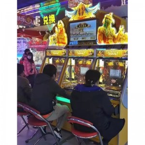 China Coin pusher game machine for 3 players Pharaonic Dynasty redemption ticket lottery game machine factory and suppliers | Meiyi
