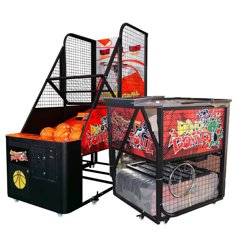 China Cheap price Basketball Shooting Machine - Coin operated arcade game folded basketball game machine for adults – Meiyi