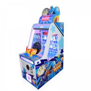 Coin operated shooting ball game machine ticket redemption game machine e