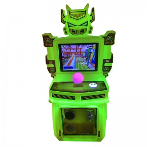Robot kids arcade Machin coin operated Parkour game machine