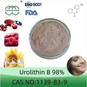 Urolithin B por gyártó CAS szám: 1139-83-9 98%-os tisztaság min.kiegészítő összetevőkért