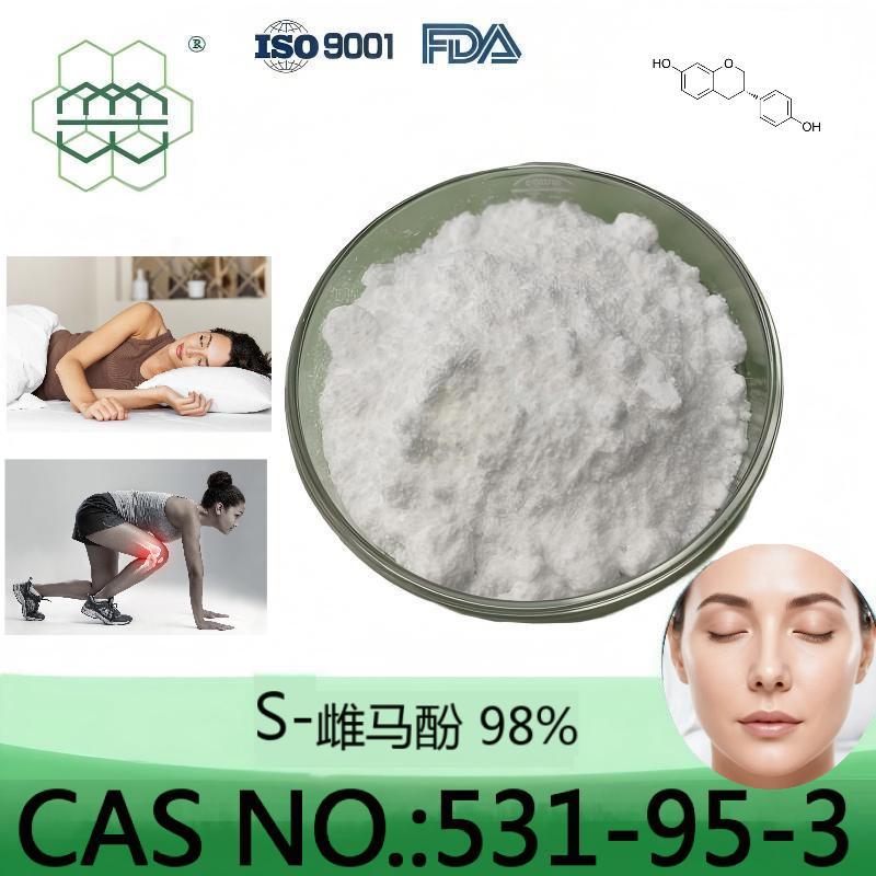 (S)-Equol CAS No.:531-95-3  Helps maintain bone health